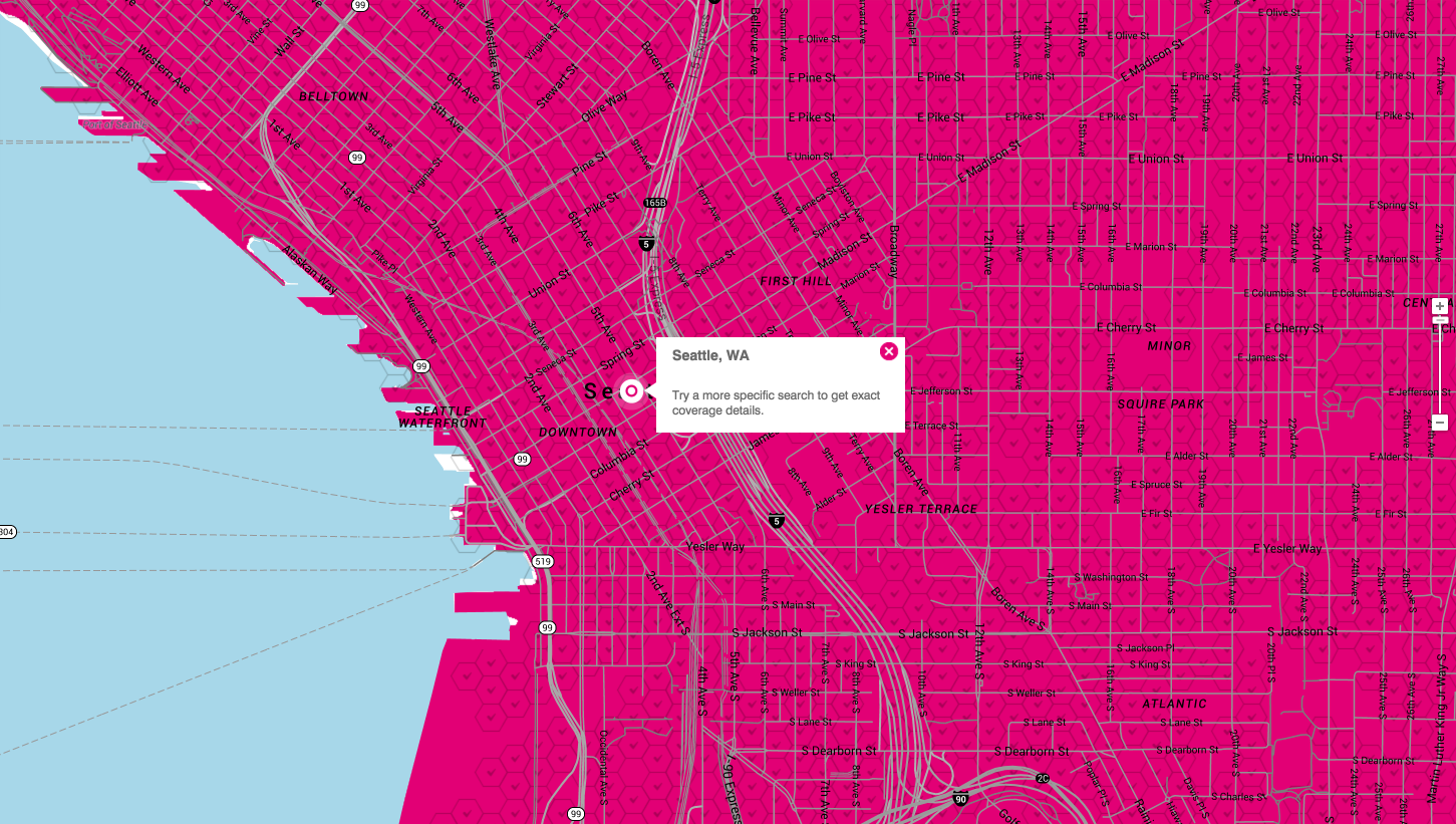T-Mobile Coverage Map: Find the Best Network Coverage Near You